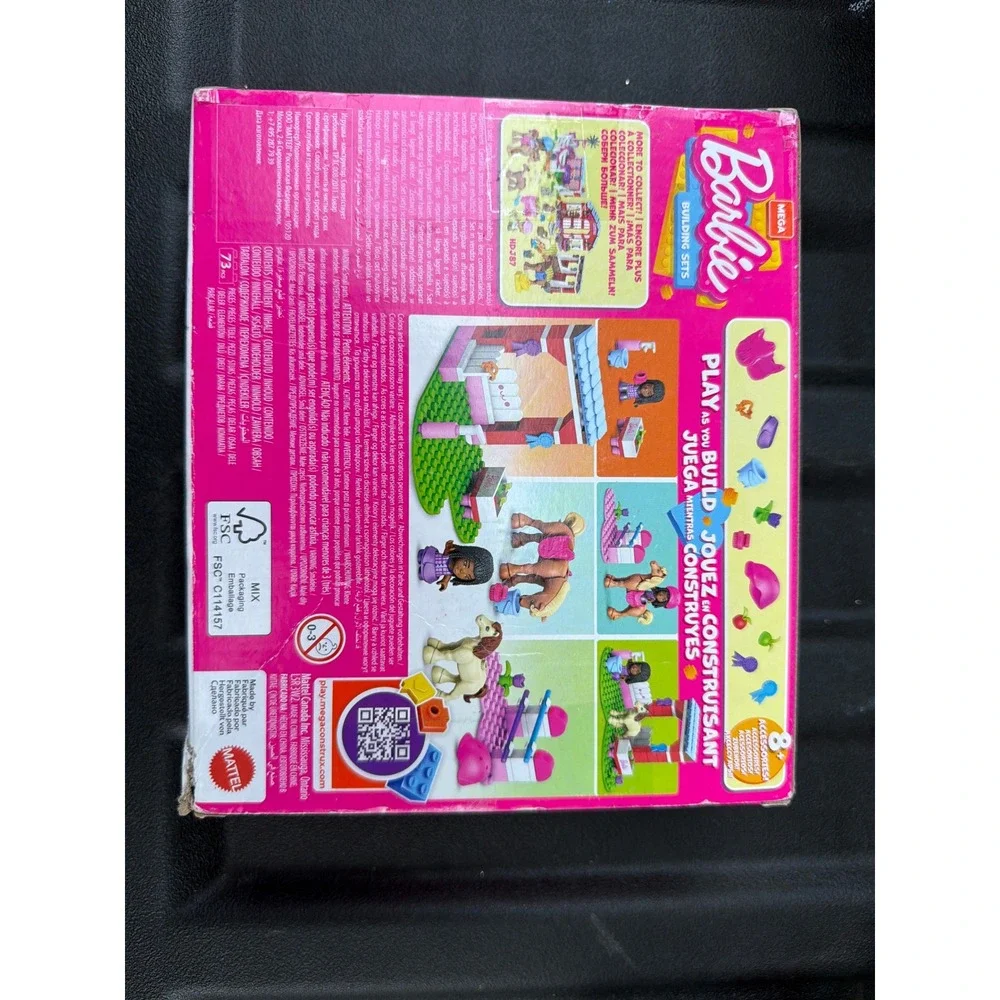 Mega Barbie Horse Jumping Building Set 73 Pcs HDJ87 2021 New In Box Sealed
